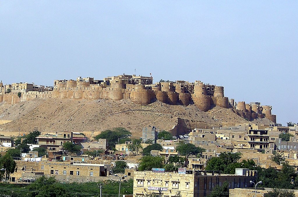 Jaisalmer Fort above the golden city